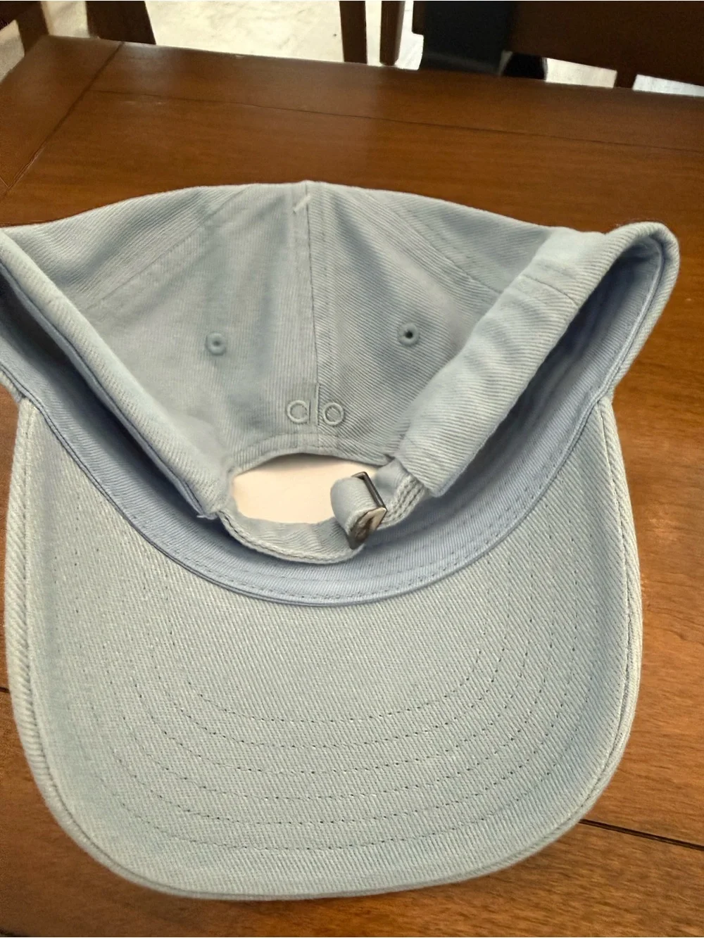 ALO Yoga Light Blue Embroidered Logo Cap